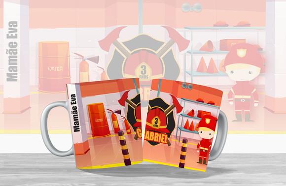 caneca bombeiros personalizadas