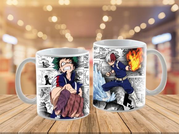 Caneca Boku no Hero, My Hero Academia - polímero