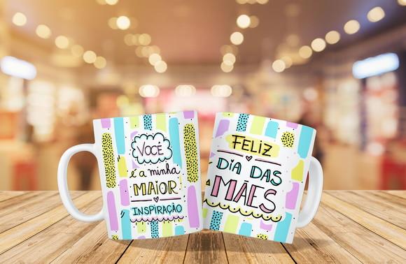caneca dia das mães de cerâmica - feliz dia das mães!