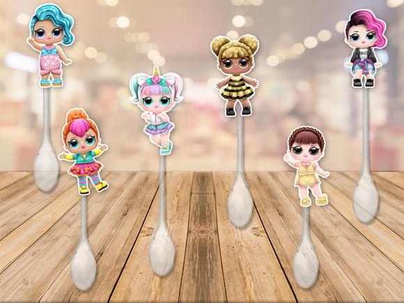 colherzinha para brigadeiro personalizada lol
