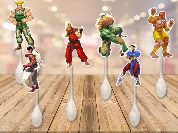 colherzinha personalizada street fighter