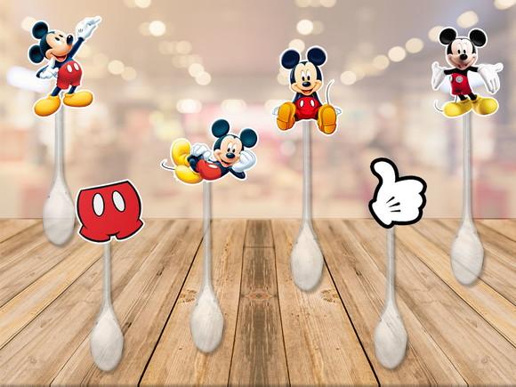 colherzinha para brigadeiro personalizada mickey