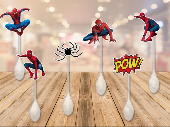 colherzinha personalizada homem-aranha