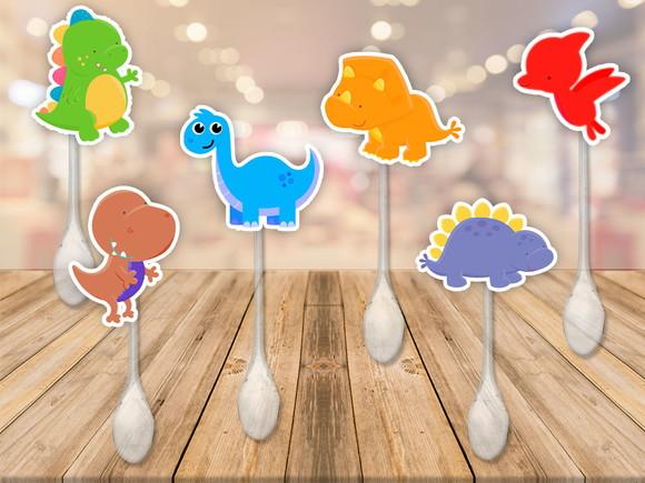 colherzinha para brigadeiro personalizada dinossauros baby