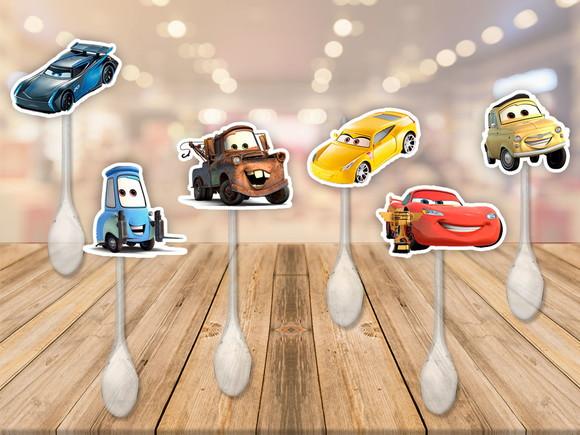 colherzinha para brigadeiro personalizada carros