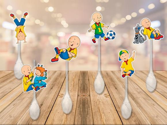 colherzinha personalizada caillou