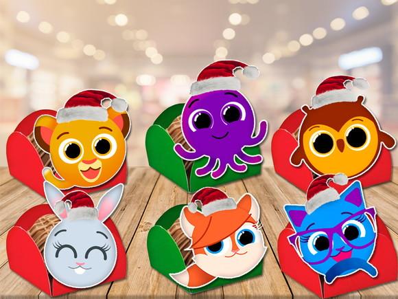 forminhas para doces bolofofos natal- 100 unidades