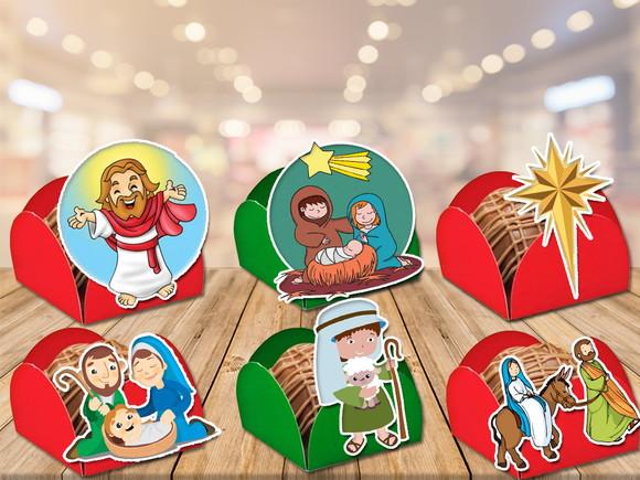 forminhas de doces verdadeiro natal - 100 unidades
