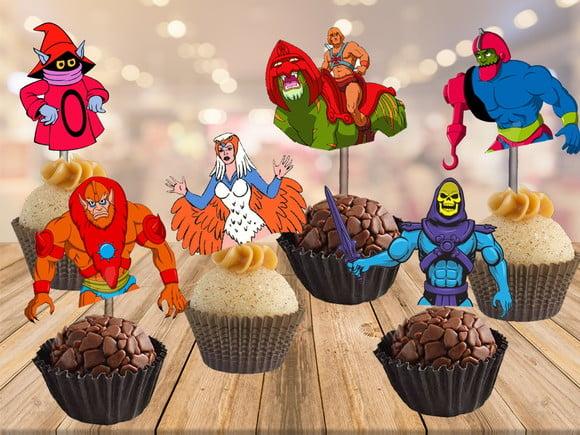 topper he-man - 100 unidades