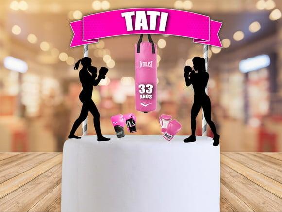 Topo de bolo boxe