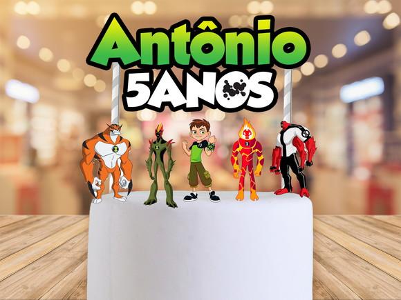 Topo de bolo Ben 10 - Ben10