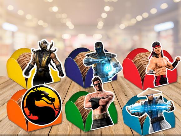 forminhas mortal kombat- 100 unidades