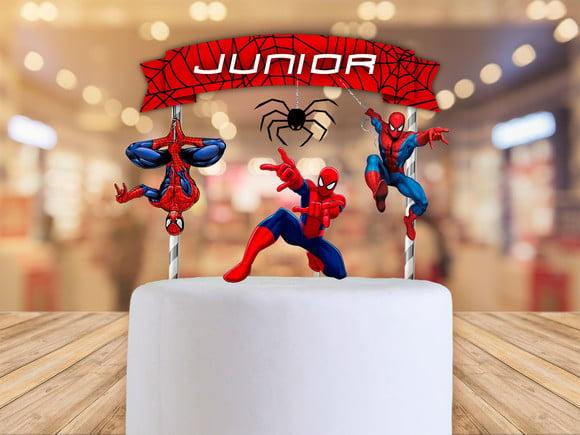 topo de bolo homem aranha - FRETE GRÁTIS