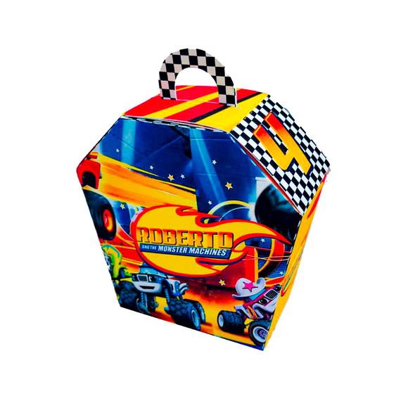lembrancinha Blaze Monster Machine - caixinha