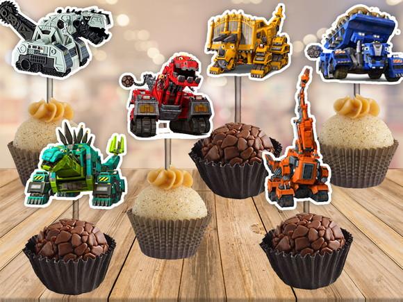 toppers Dinotrux - 100 unidades