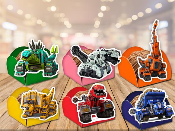 forminhas dinotrux- 100 unidades