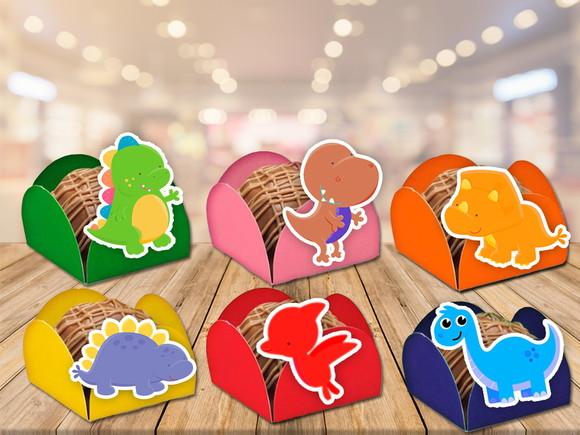 forminhas dinossauros baby - 100 unidades