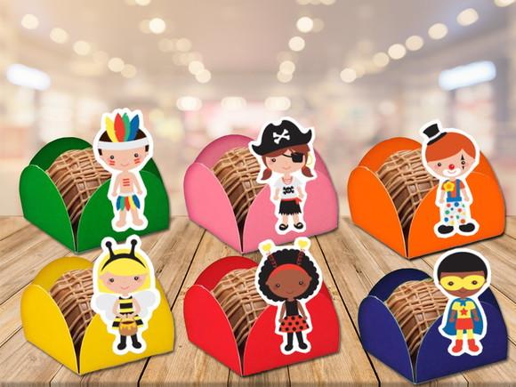 forminhas carnaval bloquinho infantil fantasias-100 unidades