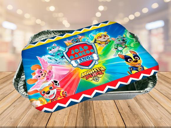 patrulha canina super filhotes tampa de marmitinha