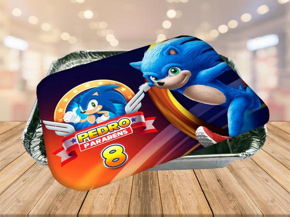 tampa de marmitinha sonic -o fiilme - FRETE GRÁTIS