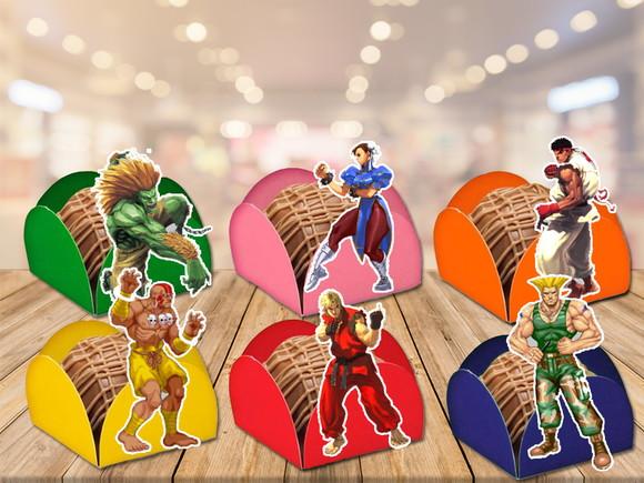 forminhas street fighter- 100 unidades