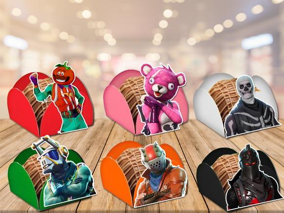 forminhas para doces fortnite- 100 unidades