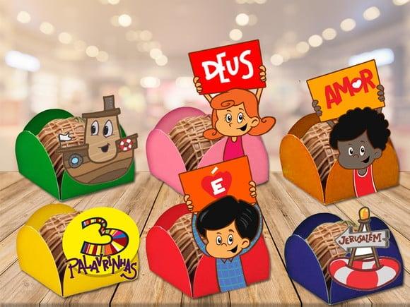 forminhas para doces 3 palavrinhas