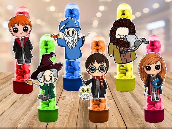 Harry Potter - apliques para tubetes - 50 unidades