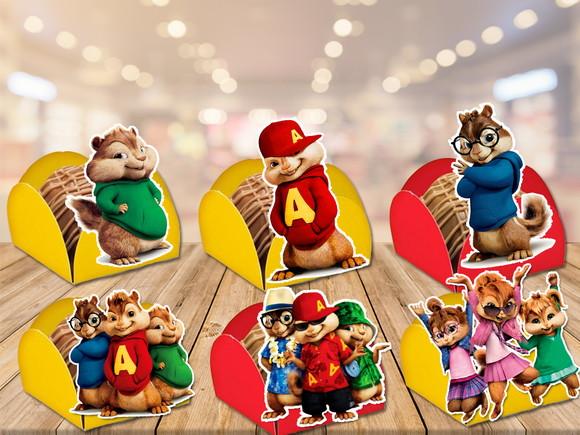 forminhas alvin e os esquilos- 100 unidades