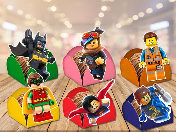 forminhas lego movie - 100 unidades