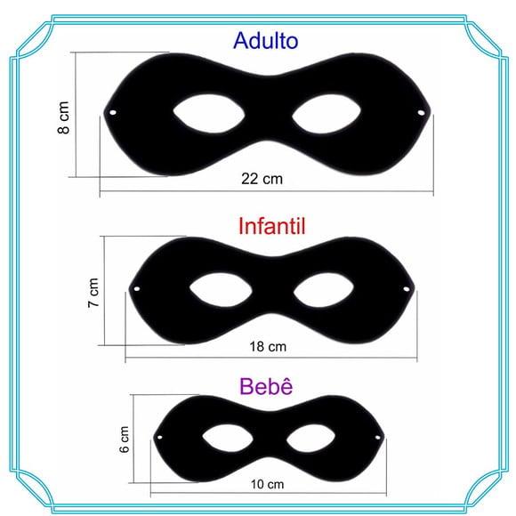 Máscaras os Incríveis - kit com 10 unidades
