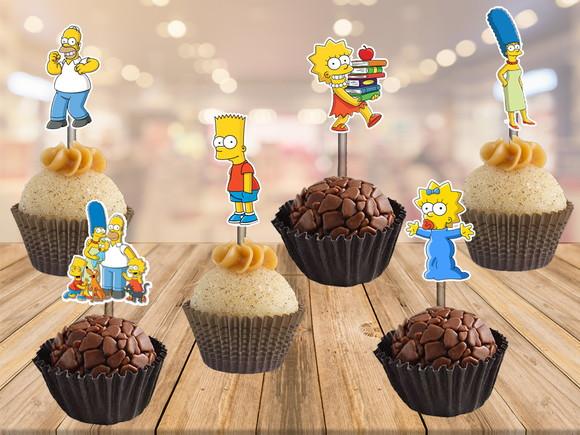 topper Os Simpsons - 100 unidades