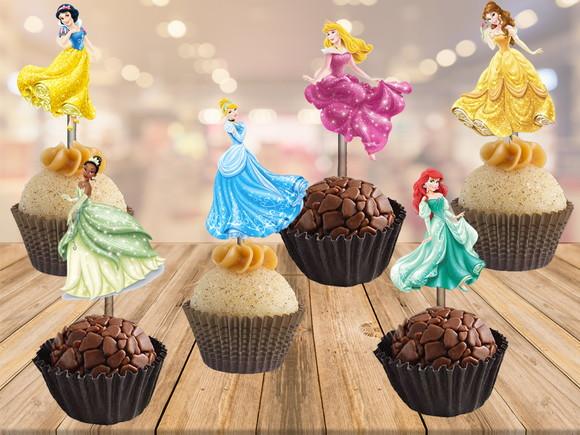 Topper Princesas Disney - 100 Unidades