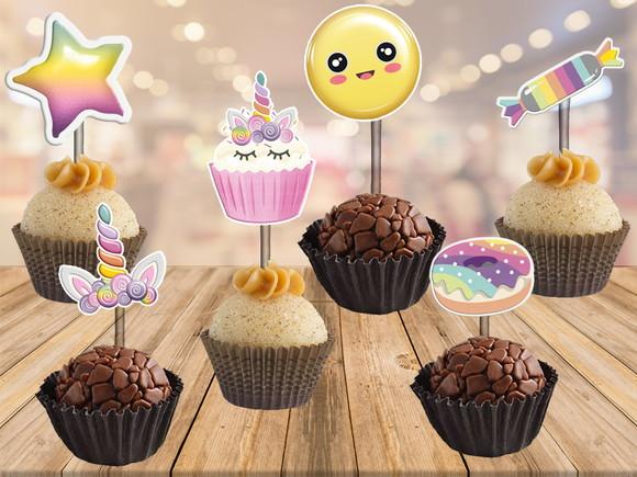 topper candy color suggar - - 100 unidades