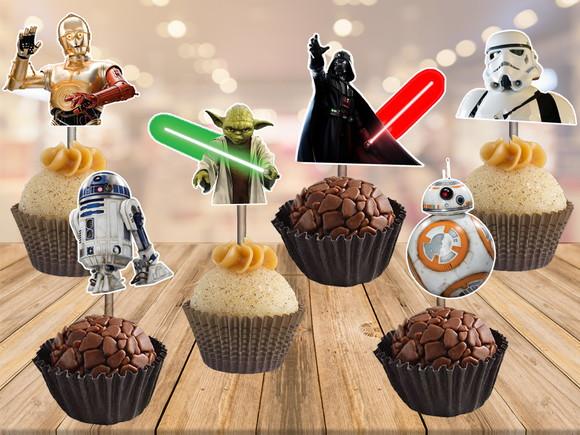 topper star wars - 100 unidades
