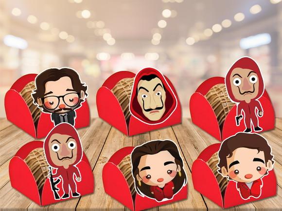 forminhas la casa de papel - 100 unidades