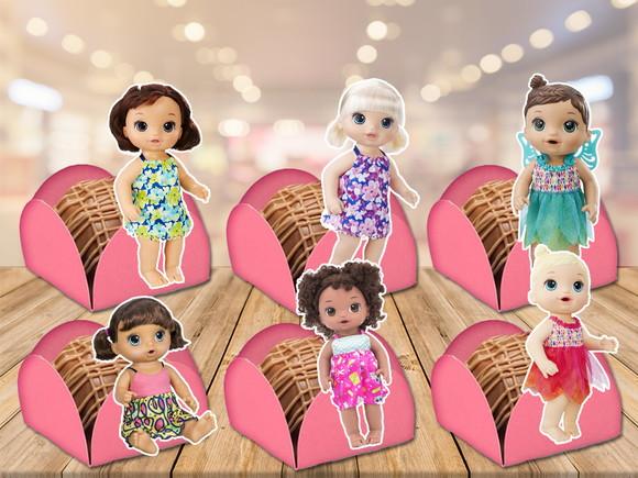 forminhas baby alive - 100 unidades