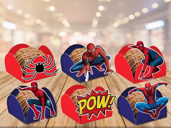 Forminhas Homem Aranha - 100 Unidades