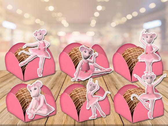 forminhas para doces angelina bailarina - 100 unidades