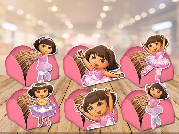 forminhas para doces Dora bailarina - 100 unidades