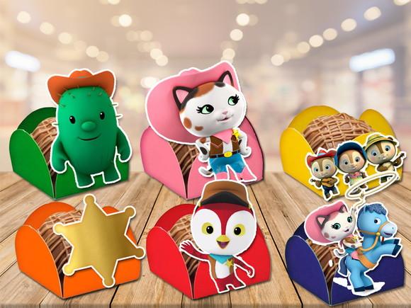 forminhas para doces xerife callie - 100 unidades