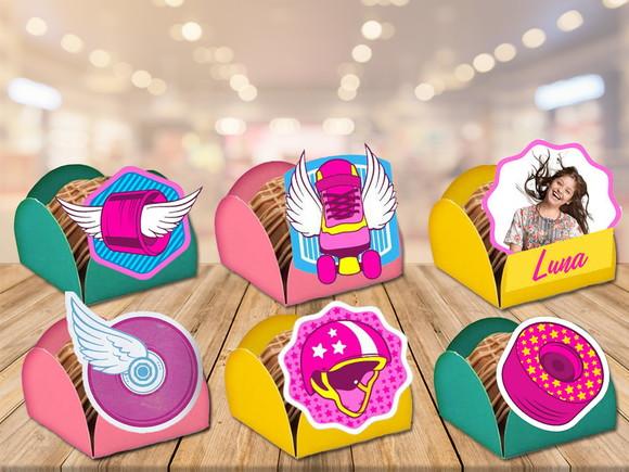 forminhas para doces soy luna - 100 unidades