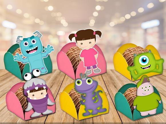 forminhas para doces monstros sa- boo - 100 unidades