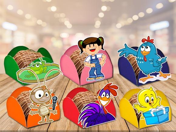 forminhas para doces galinha pintadinha - 100 unidades