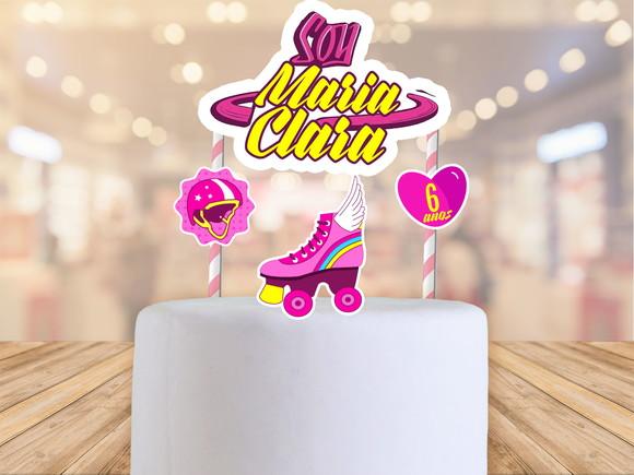 Topo de bolo no tema Soy Luna - Sou Luna - FRETE GRÁTIS