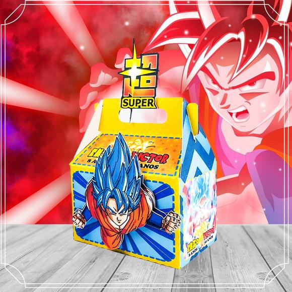 Dragon ball super maletinha de lembrança - 10 unidades