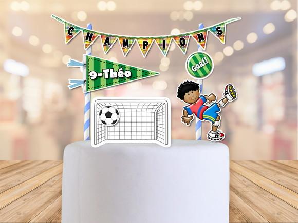 topo de bolo futebol - Frete Grátis