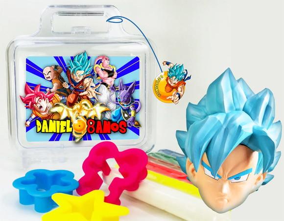 Dragon ball super - Maletinha + Massinha de modelar + mask