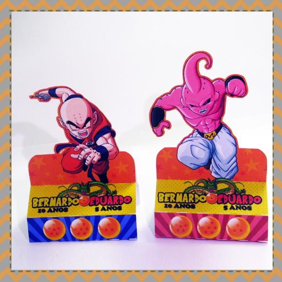 Porta Bs Dragon Ball Z - Porta Chocolate Duplo - 10 unidades