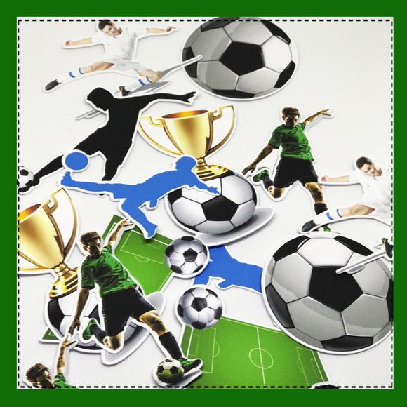 Apliques de Futebol - Times, Gol - 50 unidades